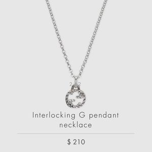 Gucci Interlocking G Necklace